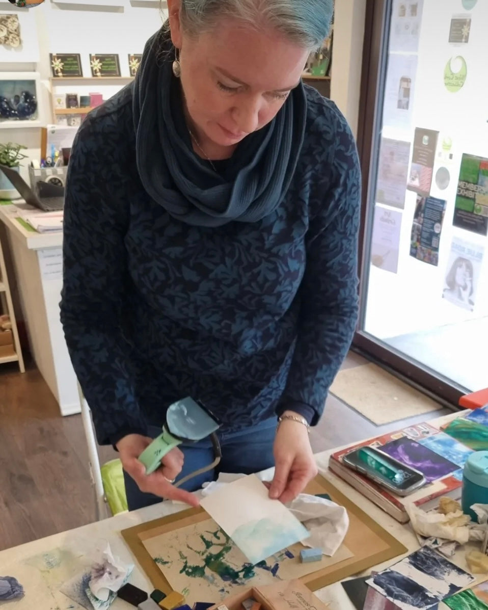 Learn the basics of encaustic iron painting