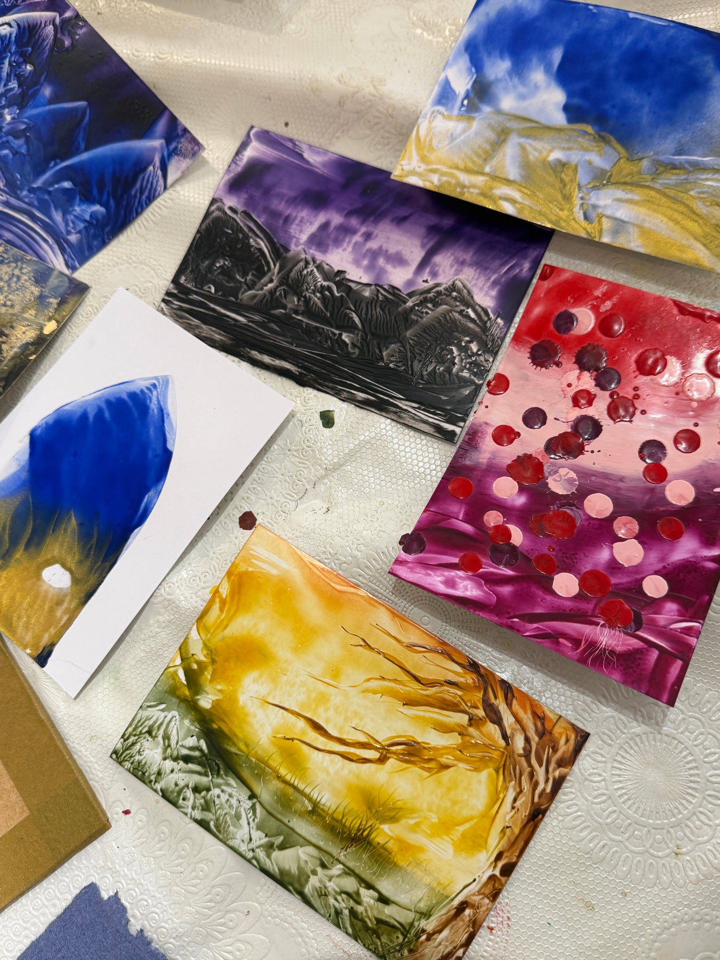 Learn the basics of encaustic iron painting